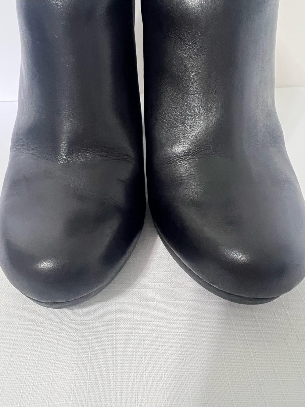 Madewell The Caleb Black Leather Block Heel Ankle Boots Witchy Moto Whimsygoth 9 - Picture 12 of 14